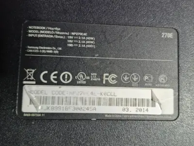 Notebook Samsung NP270E4E para repuestos - miniatura 2