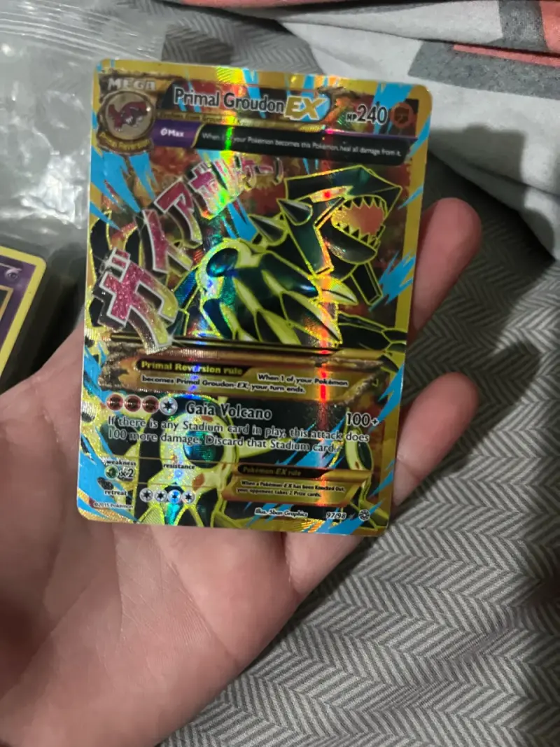 Carta Pokémon Primal Groudon EX Mega Rara - 1