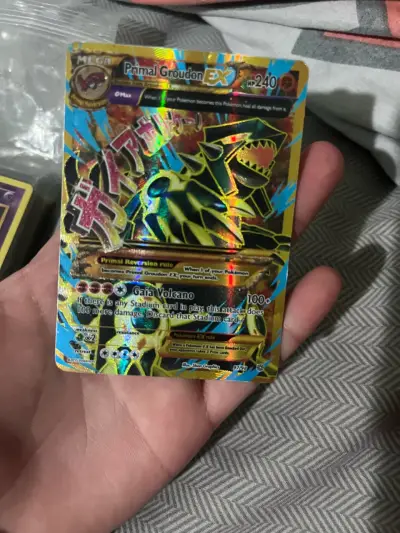 Carta Pokémon Primal Groudon EX Mega Rara - miniatura 1