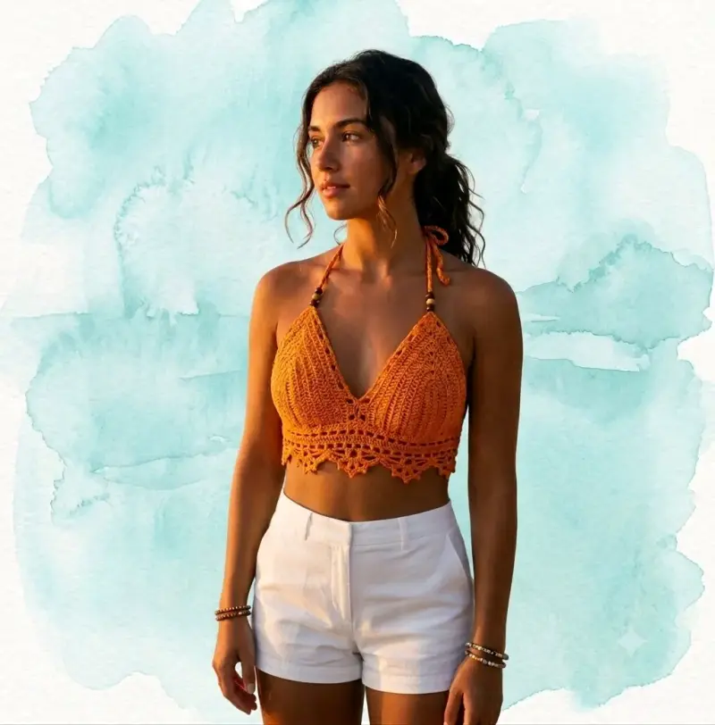 Top de crochet