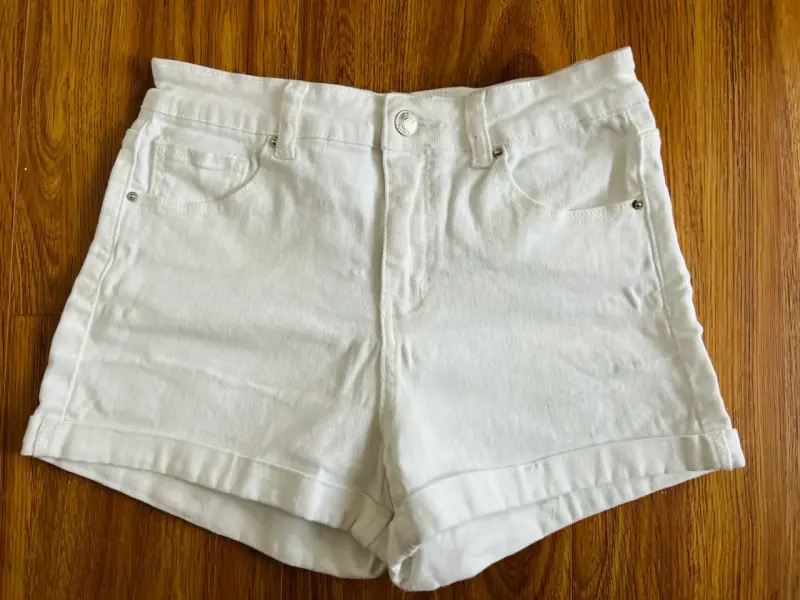 Shorts de mezclilla blancos Sybilla para mujer - 1
