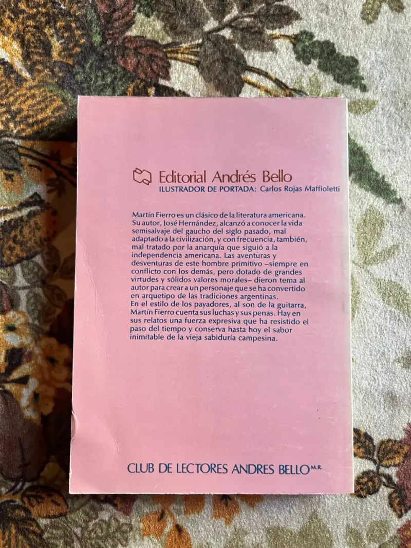 Libro Martín Fierro de José Hernández - 3