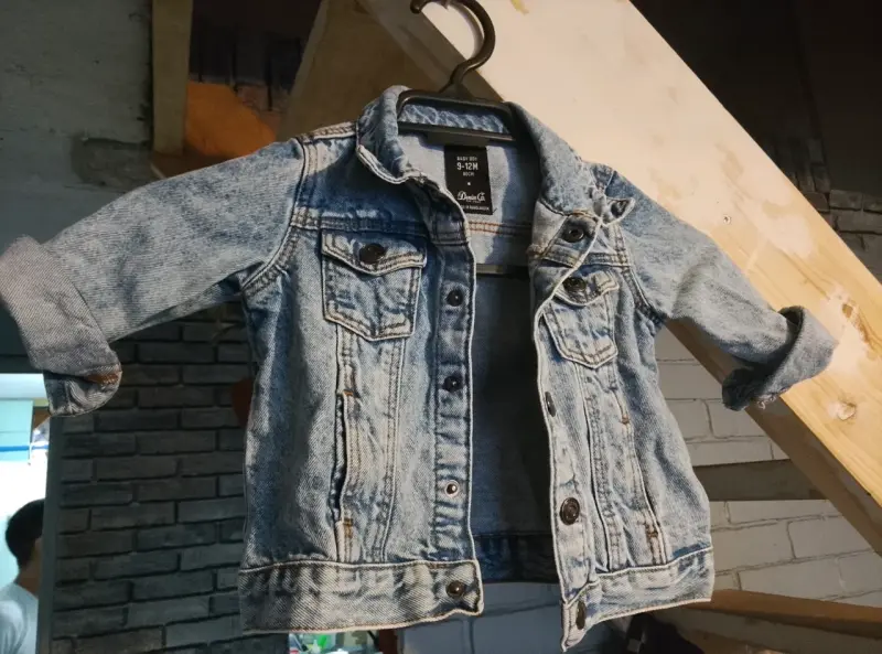 Chaqueta de mezclilla para niño 9-12 meses - 1