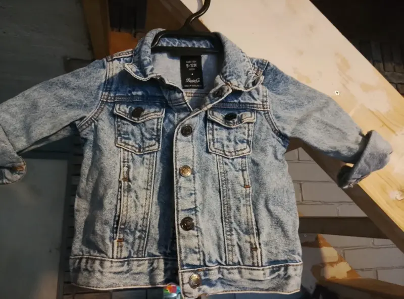 Chaqueta de mezclilla para niño 9-12 meses - 2
