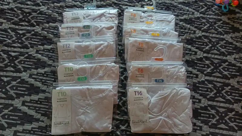 Pack de camisetas de algodón para niños Boulevard