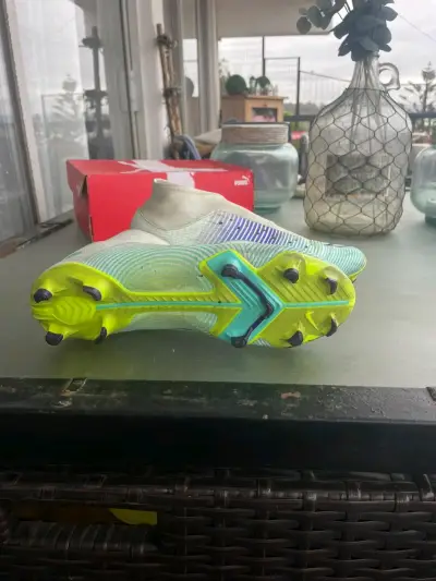 Botines de fútbol Nike Mercurial Superfly verdes - miniatura 2