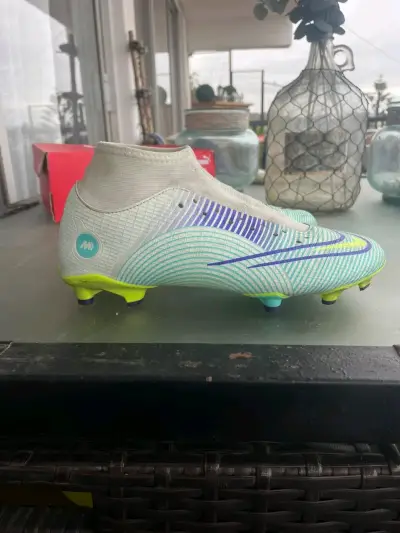 Botines de fútbol Nike Mercurial Superfly verdes - miniatura 3