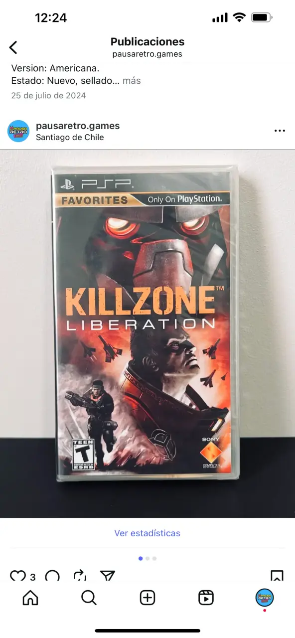 Juego PSP Killzone Liberation Nuevo Sellado - 1