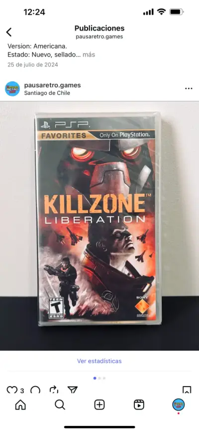 Juego PSP Killzone Liberation Nuevo Sellado - miniatura 1
