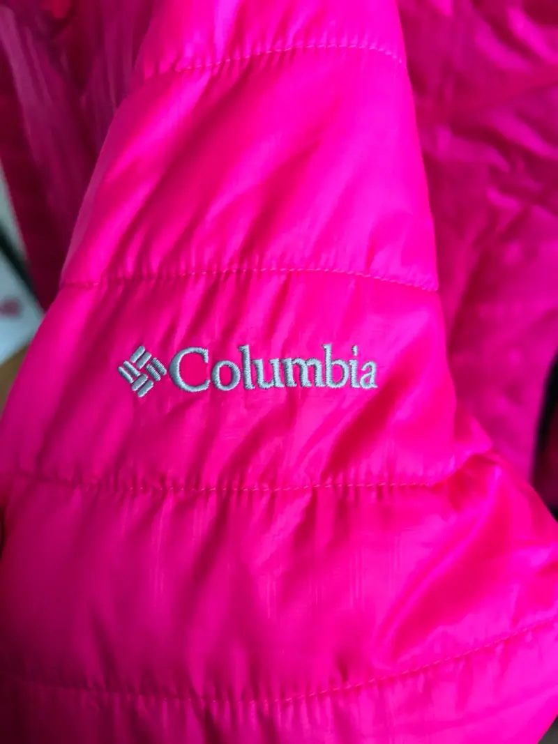 Chaqueta Columbia acolchada fucsia para mujer - 3