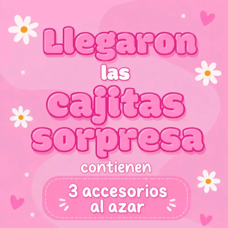 Cajita Sorpresa con 3 Accesorios al Azar - 1
