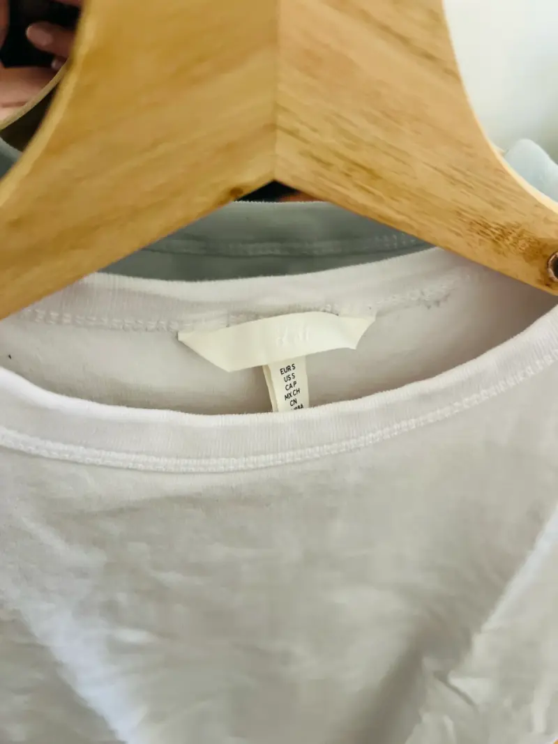 Polera Blanca Básica para Mujer - 2