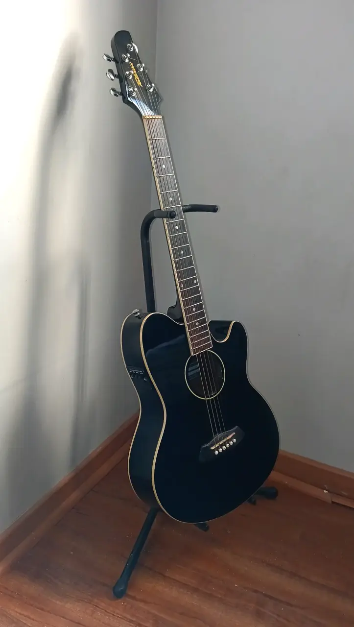 Guitarra Electroacústica Ibanez TCY10E-BK - 1