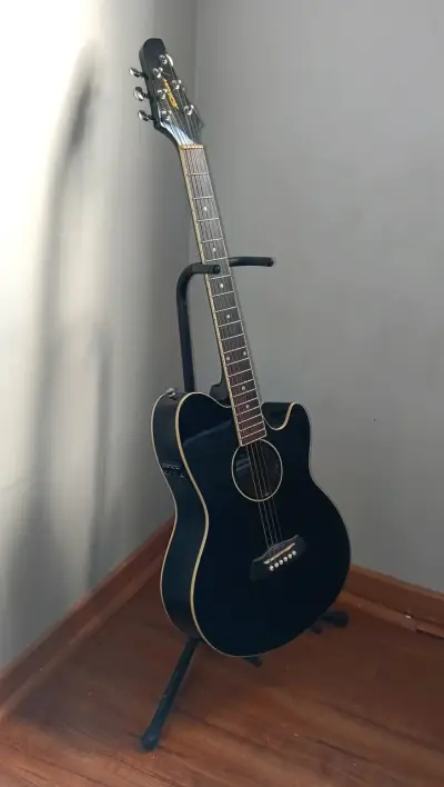 Guitarra Electroacústica Ibanez TCY10E-BK - miniatura 1