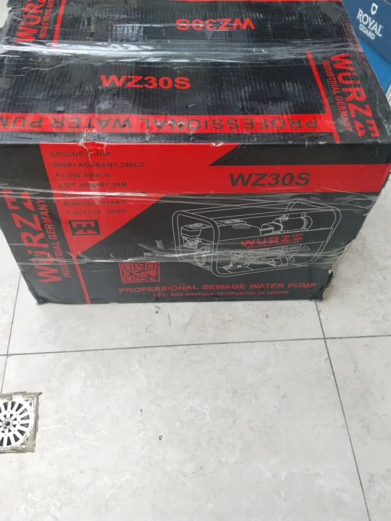 Motobomba de Agua 3 Pulgadas 9.5 HP Gasolina Würz - 2