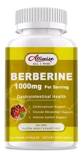 Suplemento Berberina 1000mg para Salud Gastrointestinal - 1