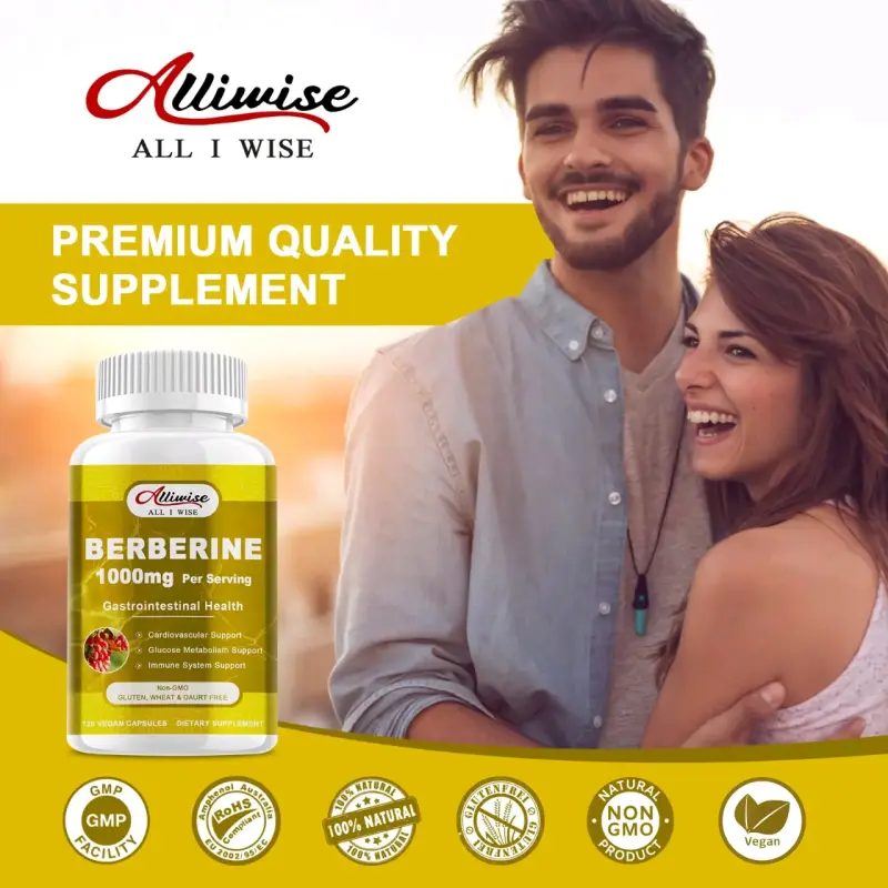 Suplemento Berberina 1000mg para Salud Gastrointestinal - 3