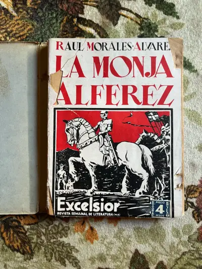 Libro antiguo 'La Monja Alférez' de Raúl Morales Álvarez - miniatura 1