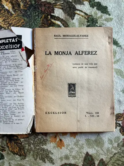 Libro antiguo 'La Monja Alférez' de Raúl Morales Álvarez - miniatura 2