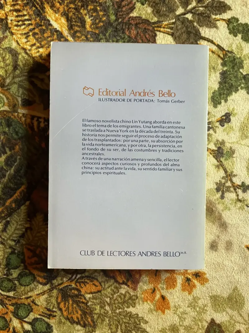 Libro 'La Familia del Barrio Chino' de Lin Yutang - 3