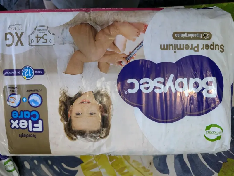 Pañales Babysec Super Premium Flexi Care Talla XG