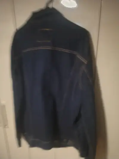 Chaqueta de mezclilla Levi's azul oscuro - miniatura 1