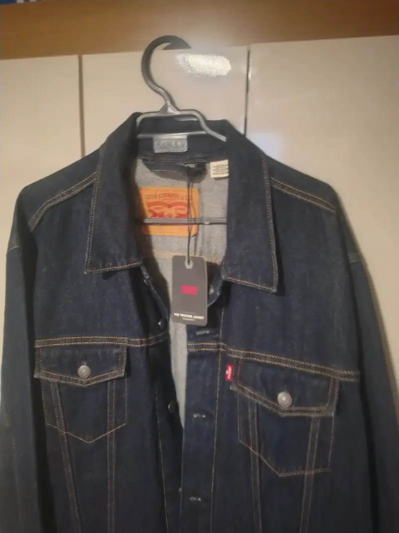 Chaqueta de mezclilla Levi's azul oscuro - 2