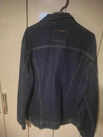 Chaqueta de mezclilla Levi's azul oscuro - miniatura 6
