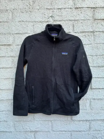 Chaqueta  negra Patagonia con cierre - miniatura 1