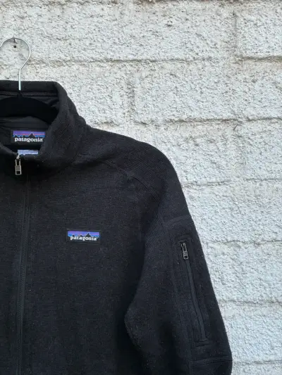 Chaqueta  negra Patagonia con cierre - miniatura 2
