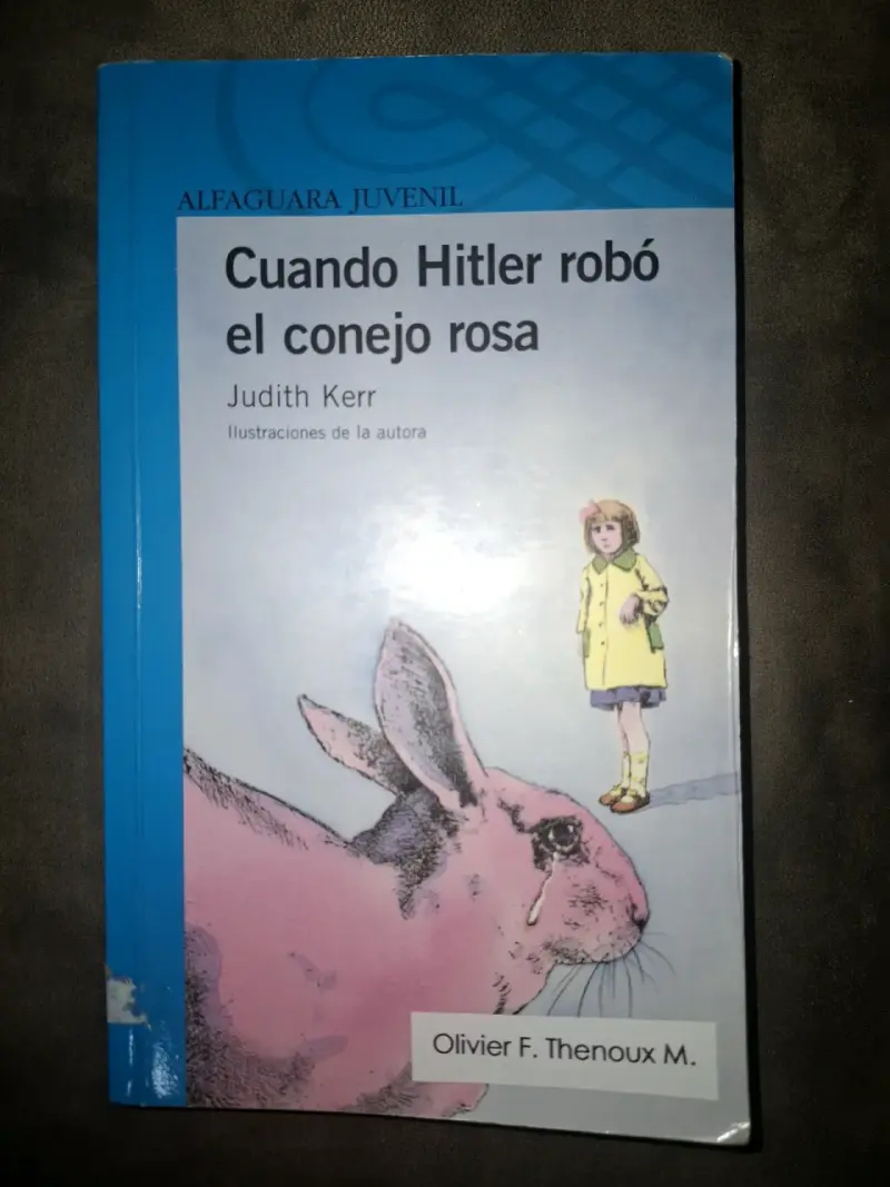 Libro 'Cuando Hitler robó el conejo rosa' de Judith Kerr