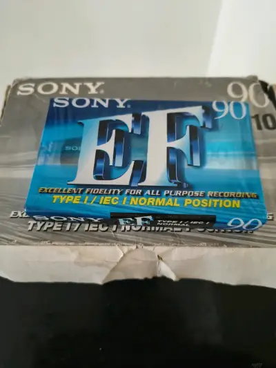 Cinta Cassette Sony EF90 90 Minutos - miniatura 1