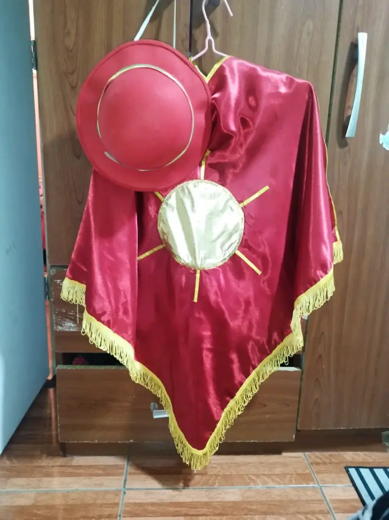 Disfraz de diablada rojo con sombrero talla 10/12 - 2