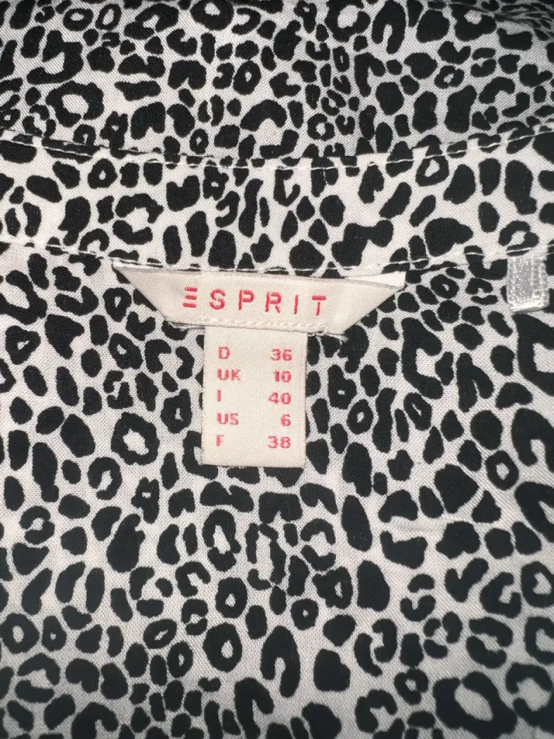 Blusa Esprit estampada de leopardo - 3