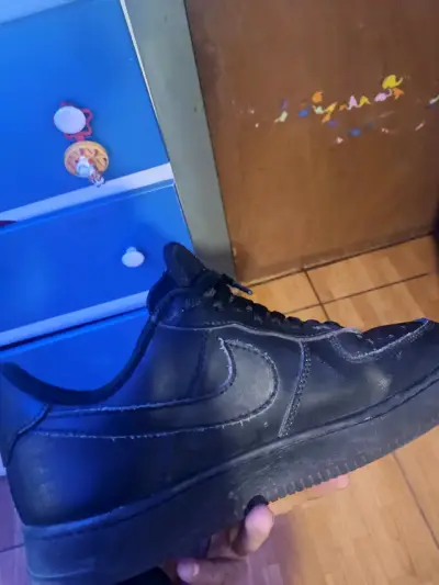 Zapatillas deportivas negras Nike Air Force - miniatura 2