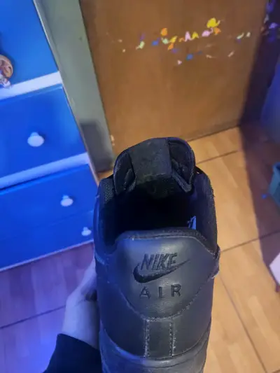 Zapatillas deportivas negras Nike Air Force - miniatura 3