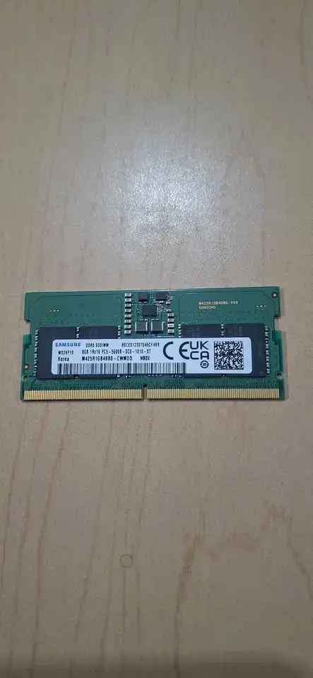 Memoria RAM Samsung 8GB DDR5 5600Mhz Notebook