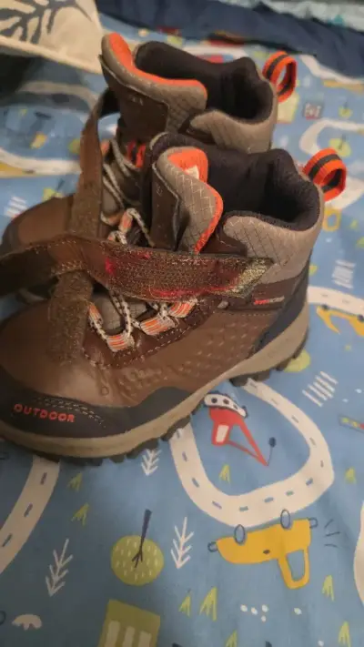Botas de montaña para niños Ficcus marrones - miniatura 2