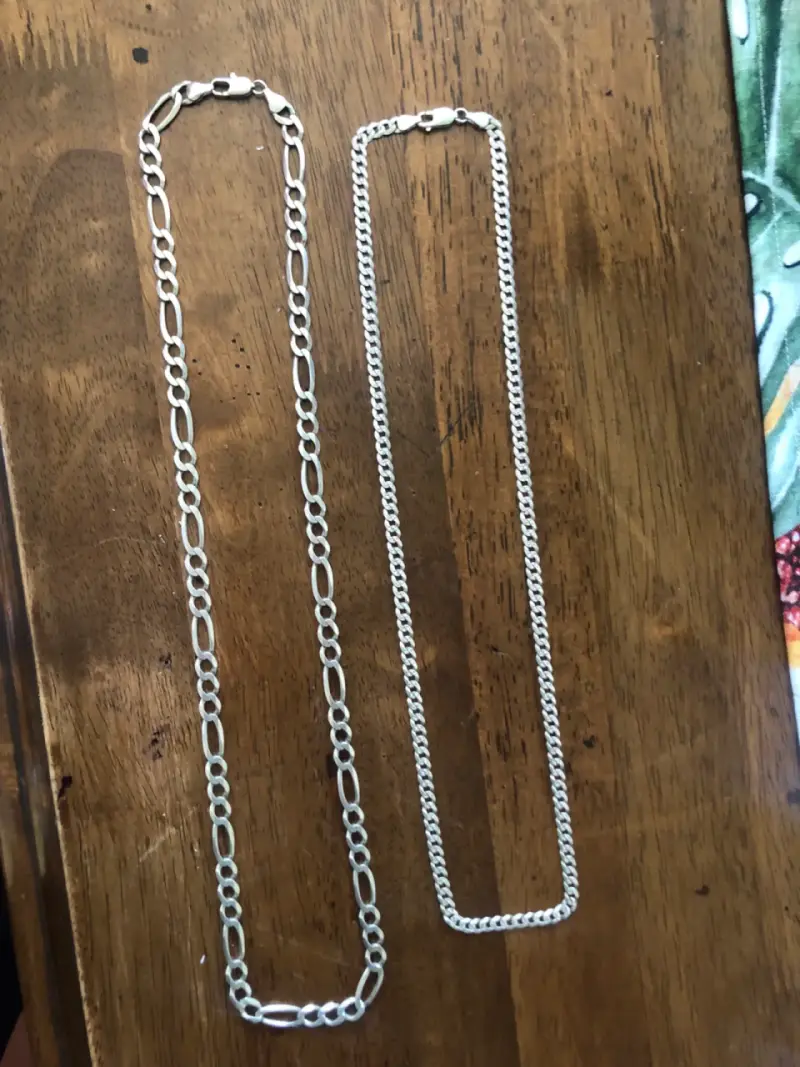 Cadenas de plata para hombre y mujer