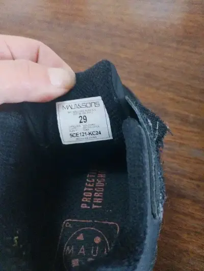 Zapatos escolares negros Maui & Sons talla 29 - miniatura 2