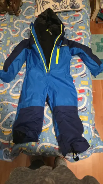 Traje de nieve infantil Wedze azul - miniatura 1