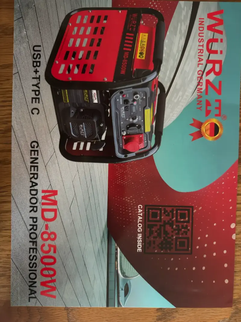 Generador Profesional Würz MD-8500W Industrial - 3