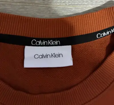 Polerón Calvin Klein color terracota - miniatura 2