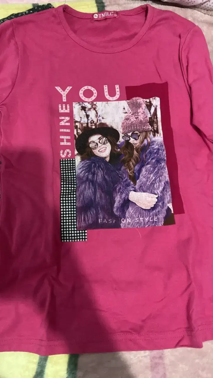 Pack de Poleras Manga Larga para Niña con Diseños Variados - 4