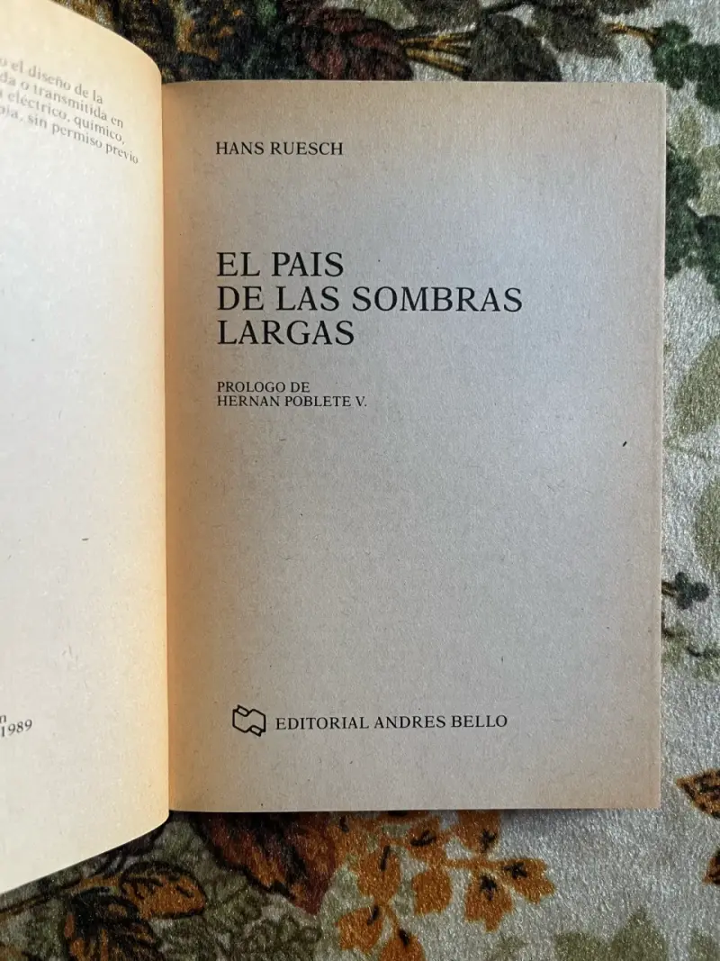 Libro 'El País de las Sombras Largas' de Hans Ruesch - 2