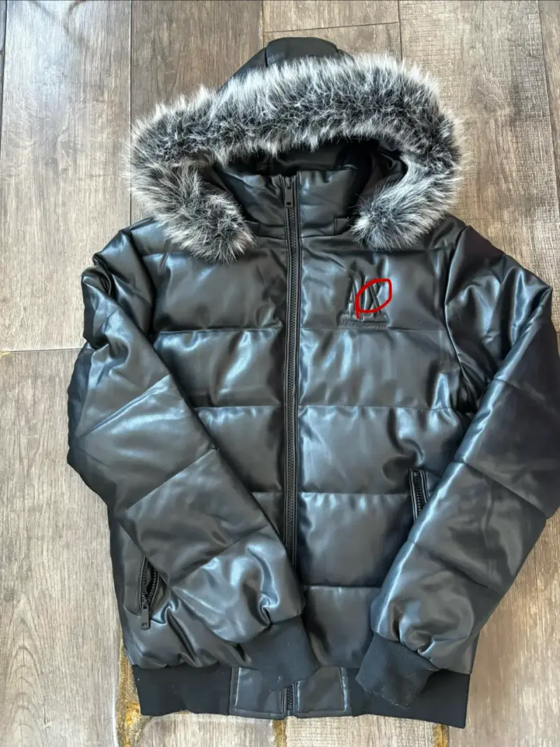 Chaqueta negra puffer Armani exchange