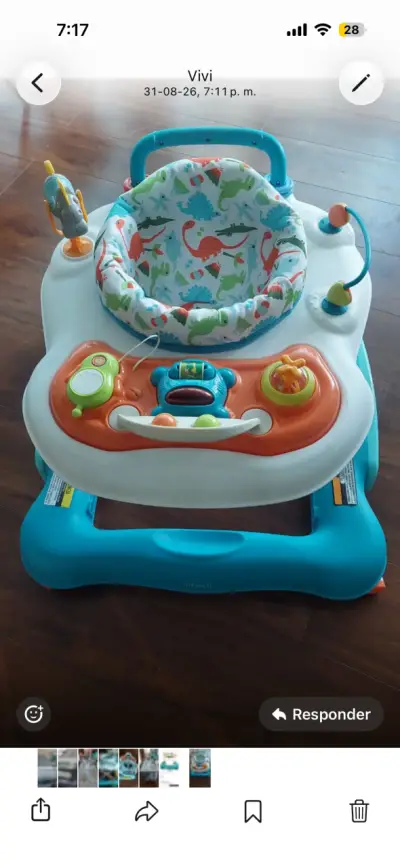 Andador 5 en 1 multicolor - miniatura 1