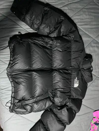 Chaqueta de plumas negra The North Face talla L - miniatura 2