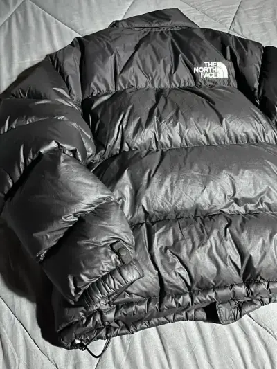 Chaqueta de plumas negra The North Face talla L - miniatura 3