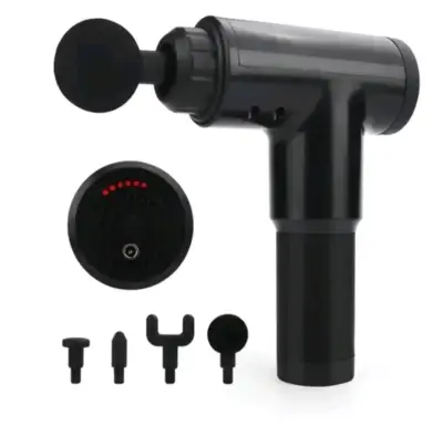 Pistola de Masaje Muscular con Cabezas Intercambiables - miniatura 4
